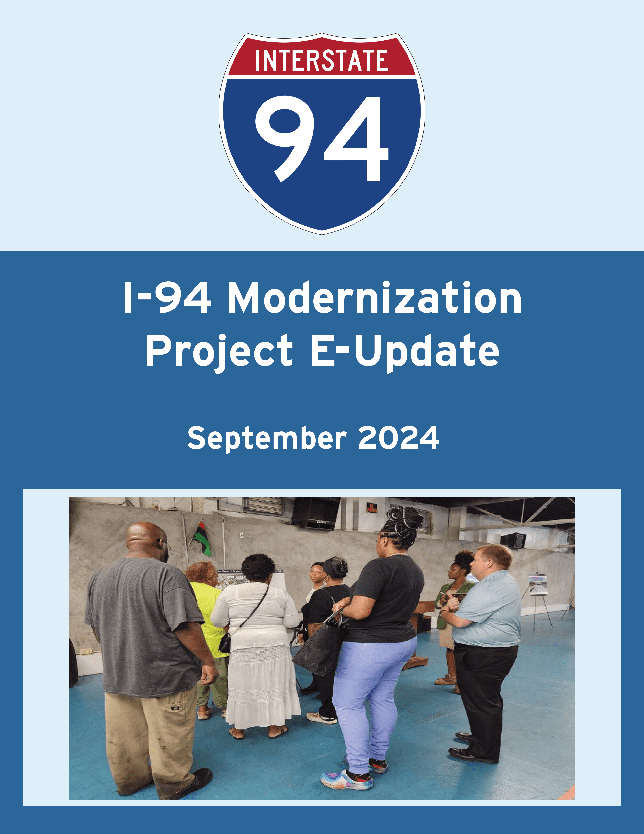 I-94 Modernization Project E-Update September 2024 Cover